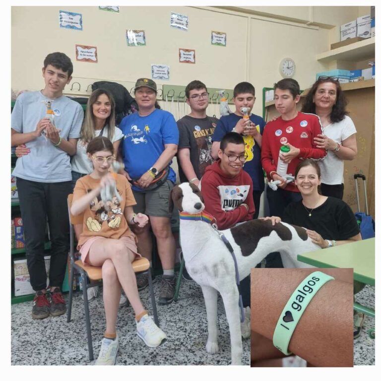 VISITA ASOCIACIÓN DE GALGOS DE SAN JAVIER