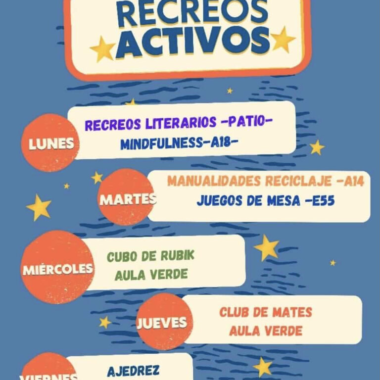 RECREOS ACTIVOS